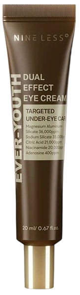 Krem pod oczy Nine Less Ever-Youth Dual Effect przeciwstarzeniowy 20 ml (8809875270264) - Zdjęcie 1 Krem pod oczy Nine Less Ever-Youth Dual Effect przeciwstarzeniowy 20 ml (8809875270264) - obraz 1
