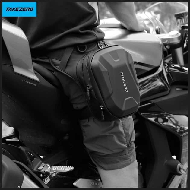 Сумка на ногу мотоциклу WILDMAN TAKEZERO MTX2 2.5L Black - зображення 3