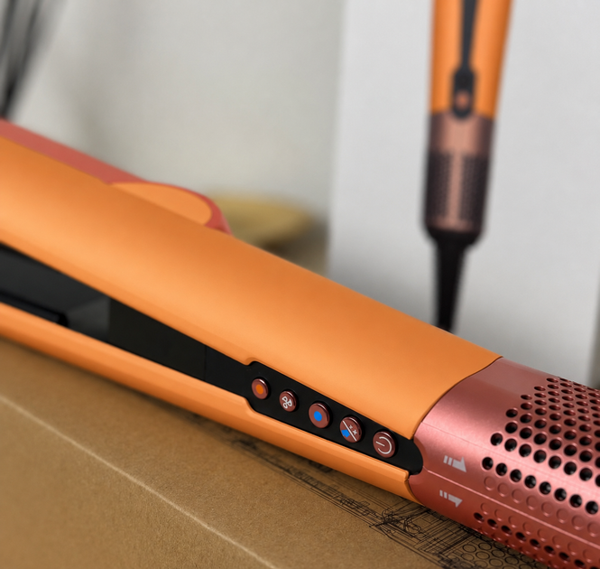 Выпрямитель для волос HT01 Airstrait Ceramic Apricot/Topaz +расческа - изображение 3