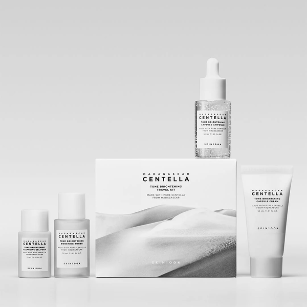 Набор SKIN1004 Madagascar Centella Tone Brightening Travel Kit для выравнивания тона и сияния кожи 110 мл - изображение 2