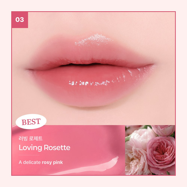 Глянцевий тінт Heimish Ever Glow Gloss Lip Tint 03 Loving Rosette для губ з дзеркальним блиском 3.2 г - Фото 2 Глянцевий тінт Heimish Ever Glow Gloss Lip Tint 03 Loving Rosette для губ з дзеркальним блиском 3.2 г - зображення 2