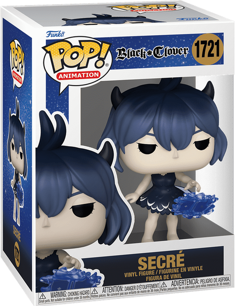 Фигурка Funko Pop! ANIMATION: Black Clover — #1721 Secre, Секре - Фото 1 Фигурка Funko Pop! ANIMATION: Black Clover — #1721 Secre, Секре - изображение 1