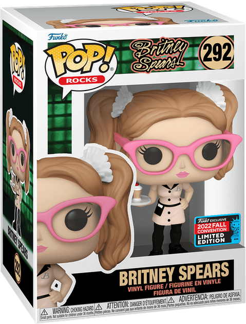 Фигурка Funko Pop! ROCKS: BRITNEY SPEARS — #292 Britney Spears as Waitress, Бритни Спирс в образе официантки - Фото 1 Фигурка Funko Pop! ROCKS: BRITNEY SPEARS — #292 Britney Spears as Waitress, Бритни Спирс в образе официантки - изображение 1