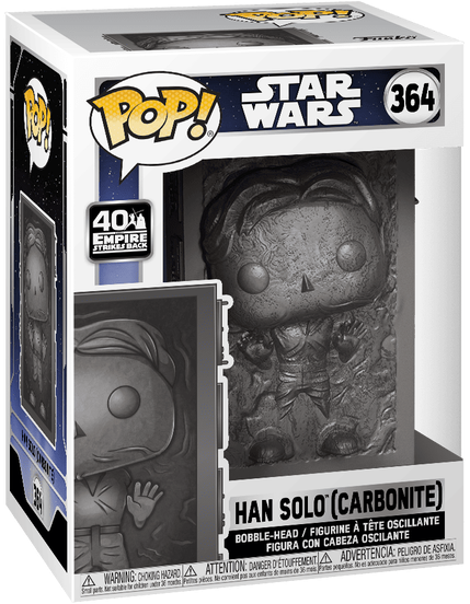 Фигурка Funko Pop STAR WARS — #364 Han Solo Carbonite, Хан Соло в Карбоните - Фото 1 Фигурка Funko Pop STAR WARS — #364 Han Solo Carbonite, Хан Соло в Карбоните - изображение 1