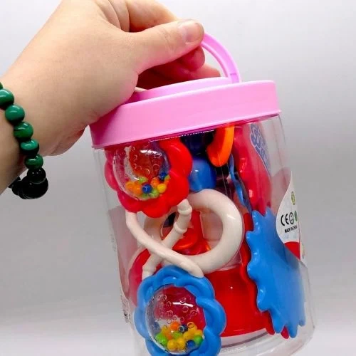 Набор погремушек YG Toys в колбе 6 шт для малышей - изображение 2