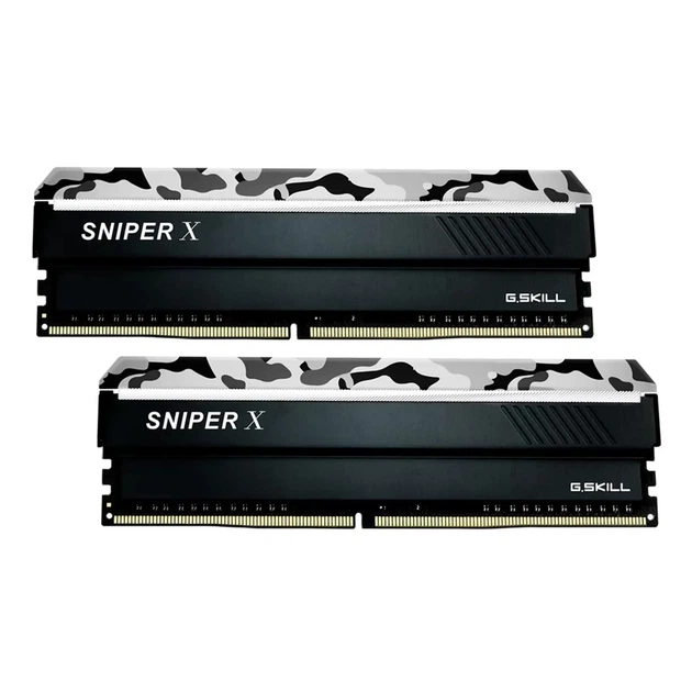 Модуль пам'яті G.SKILL Sniper X DDR4-3200 16GB (2x8GB) CL16-18-18-38 (F4-3200C16D-16GSXFB) - Фото 2 Модуль пам'яті G.SKILL Sniper X DDR4-3200 16GB (2x8GB) CL16-18-18-38 (F4-3200C16D-16GSXFB) - зображення 2