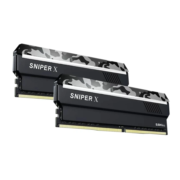 Модуль пам'яті G.SKILL Sniper X DDR4-3200 16GB (2x8GB) CL16-18-18-38 (F4-3200C16D-16GSXFB) - Фото 3 Модуль пам'яті G.SKILL Sniper X DDR4-3200 16GB (2x8GB) CL16-18-18-38 (F4-3200C16D-16GSXFB) - зображення 3