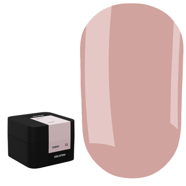 Гель моделирующий Biblioteka Builder Gel №11 Tender Нежный 30 мл - Фото 1 Гель моделирующий Biblioteka Builder Gel №11 Tender Нежный 30 мл - изображение 1