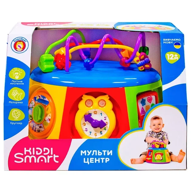 Ігровий набір Kiddi Smart Мультицентр українська мова (063388) - Фото 8 Ігровий набір Kiddi Smart Мультицентр українська мова (063388) - зображення 8