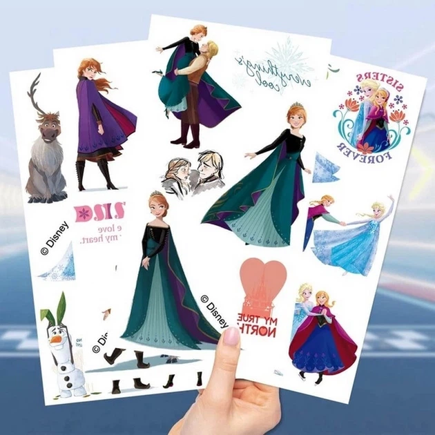 Набор временных татуировок "Холодное сердце" Fresh Tattoo frozen-tattoo-mini-set-1-10, 10 штук, размер 12 × 7 см - Фото 4 Набор временных татуировок "Холодное сердце" Fresh Tattoo frozen-tattoo-mini-set-1-10, 10 штук, размер 12 × 7 см - изображение 4