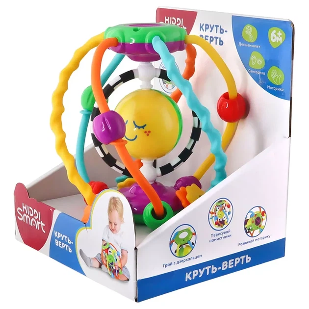 Развивающая игрушка Kiddi Smart Круть-Верть (4282-KS) - Фото 5 Развивающая игрушка Kiddi Smart Круть-Верть (4282-KS) - изображение 5