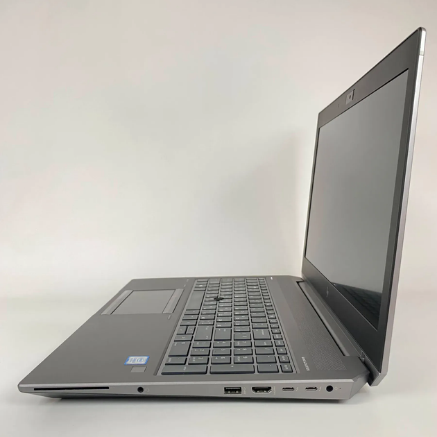 Мобильная рабочая станция Б-класс HP zBook 15 G5 / 15.6" (1920x1080) IPS / Intel Core i5-8300H (4 (8) ядра по 2.3 - 4.0 GHz) / 16 GB DDR4 / 256 GB SSD / nVidia Quadro P1000, 4 GB GDDR5, 256-bit / WebCam / Fingerprint б/у + Подарок Беспроводная мышь /USB - Фото 6 Мобильная рабочая станция Б-класс HP zBook 15 G5 / 15.6" (1920x1080) IPS / Intel Core i5-8300H (4 (8) ядра по 2.3 - 4.0 GHz) / 16 GB DDR4 / 256 GB SSD / nVidia Quadro P1000, 4 GB GDDR5, 256-bit / WebCam / Fingerprint б/у + Подарок Беспроводная мышь /USB - изображение 6