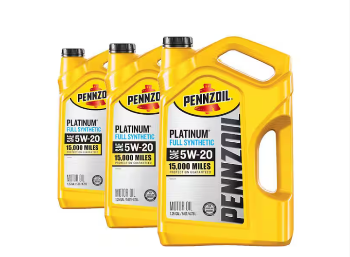 Моторна олива Pennzoil Platinum Full Synthetic 5W-20 Motor Oil (5-Quart / 4.73л) (550046122) - зображення 3