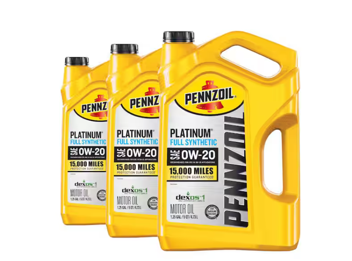 Моторна олива Pennzoil Platinum Full Synthetic 0W-20 Motor Oil (5-Quart / 4.73л) (550046127) - зображення 2