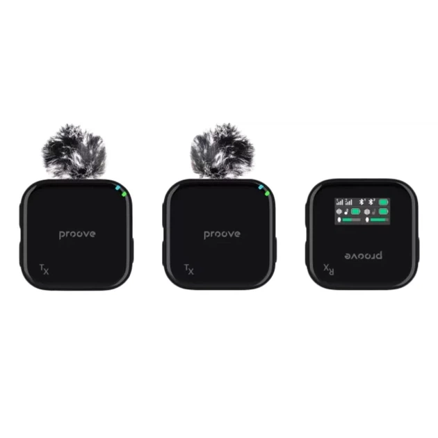 Бездротовий петличний мікрофон Proove Studio Black (PSWM15000201) - зображення 4