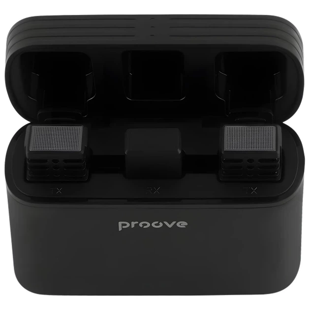 Беспроводной петличный микрофон Proove Record USB-C Black (PMRC00010202) - изображение 4