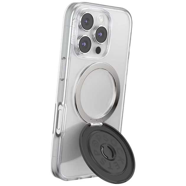 Держатель PopSockets Aluminum Radial Black (807693) - изображение 9