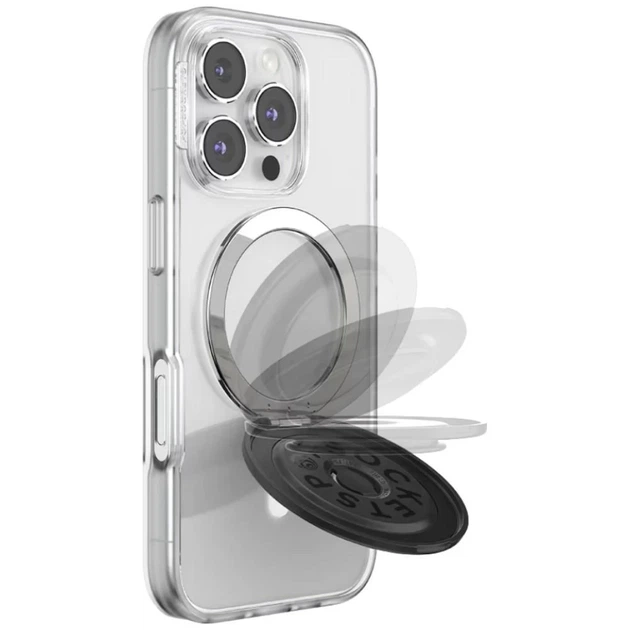 Держатель PopSockets Aluminum Radial Black (807693) - изображение 12