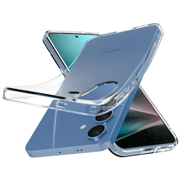 Чехол Spigen Liquid Crystal для Samsung Galaxy S25 Plus (S936) Crystal Clear (ACS08974) - Фото 6 Чехол Spigen Liquid Crystal для Samsung Galaxy S25 Plus (S936) Crystal Clear (ACS08974) - изображение 6