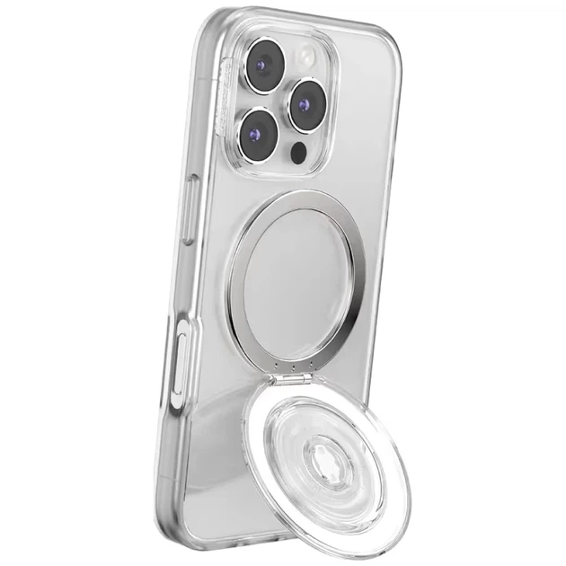 Держатель PopSockets Kick-Out Grip Clear (809278) - изображение 8