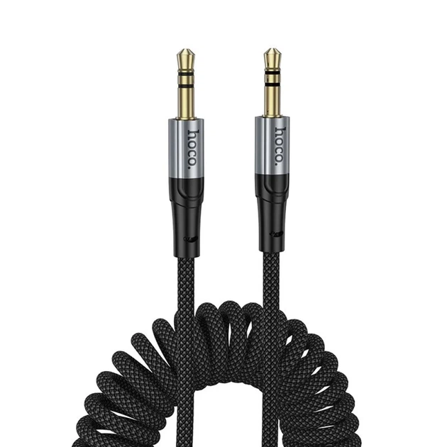 Кабель AUX Hoco UPA33 Jack 3.5 mm 1.5 м Black (6942007663793) - Фото 1 Кабель AUX Hoco UPA33 Jack 3.5 mm 1.5 м Black (6942007663793) - изображение 1