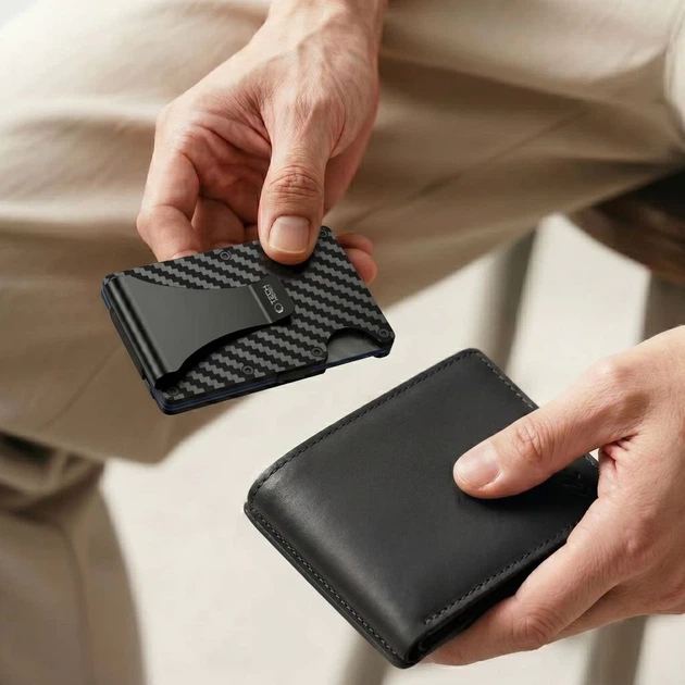 Кошелек Tech-Protect Thorn RFID Card Wallet Black (5906302323869) - изображение 6