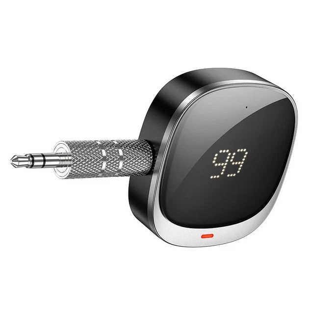 Адаптер AUX Hoco E80 Bluetooth Jack 3.5 mm з дисплеєм Black (6942007618908) - Фото 2 Адаптер AUX Hoco E80 Bluetooth Jack 3.5 mm з дисплеєм Black (6942007618908) - зображення 2