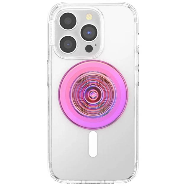 Держатель Popsockets Round Ripple Iridescent Aviation Opalescent Pink (807218) - изображение 3