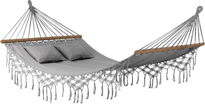 Садова гойдалка Luverno Boho Сіра (L-42441) - Фото 1 Садова гойдалка Luverno Boho Сіра (L-42441) - зображення 1