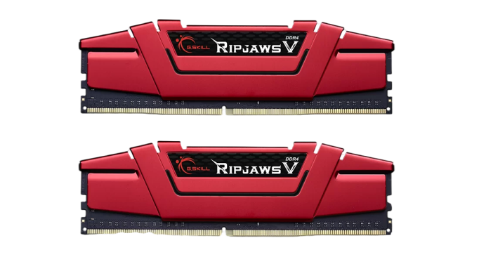 Оперативна пам'ять G.Skill 8GB (2x4GB) DDR4 2400MHz Ripjaws V Red (F4-2400C17D-8GVR) - Фото 1 Оперативна пам'ять G.Skill 8GB (2x4GB) DDR4 2400MHz Ripjaws V Red (F4-2400C17D-8GVR) - зображення 1