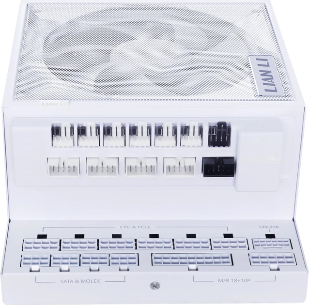 Блок живлення Lian Li EDGE 1200W 80+ Platinum White (G9P.EG1200G.WH00.EU) - изображение 3