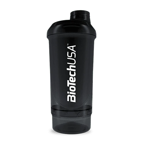 Шейкер Biotech shaker wave + 500 мл черный - Фото 1 Шейкер Biotech shaker wave + 500 мл черный - изображение 1