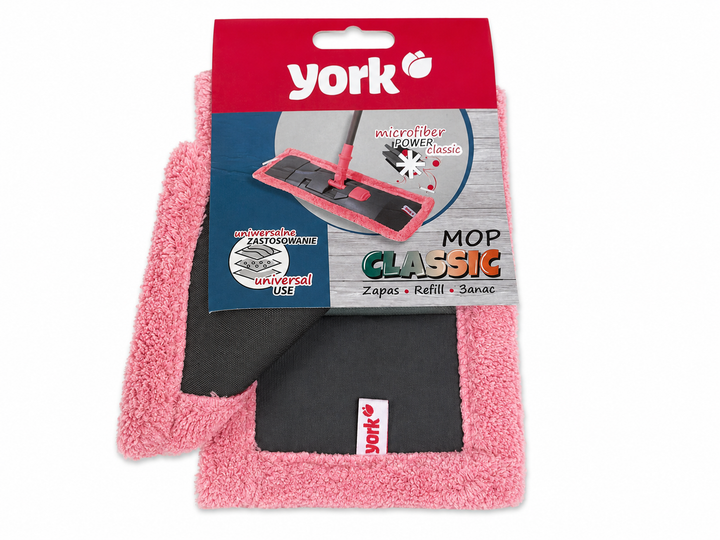 Запасная насадка на швабру York Classic 081090/pink - изображение 2