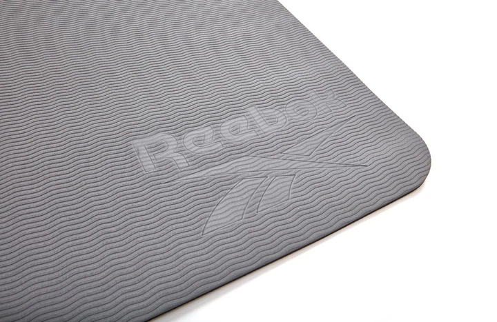 Двосторонній килимок для йоги Reebok чорний сірий для тренувань і фітнесу нековзкий 176 х 61 х 0 6 см - зображення 10