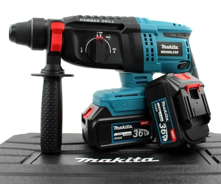 Акумуляторний перфоратор з функцією відбійного молотка Makita DHR202 - зображення 8