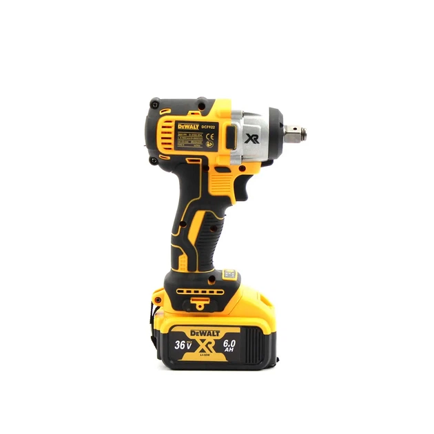 Акумуляторний ударний гайковерт для демонтажу DeWalt DCF922D2T (36V, 5AH) - Фото 4 Акумуляторний ударний гайковерт для демонтажу DeWalt DCF922D2T (36V, 5AH) - изображение 4