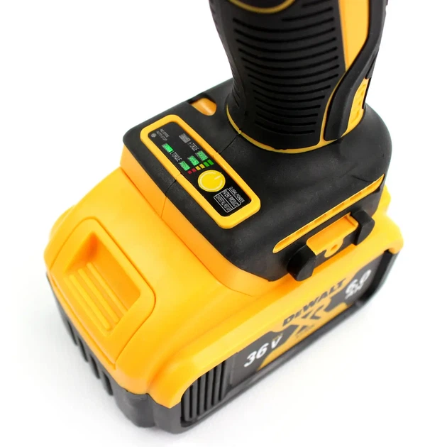 Акумуляторний ударний гайковерт для демонтажу DeWalt DCF922D2T (36V, 5AH) - Фото 8 Акумуляторний ударний гайковерт для демонтажу DeWalt DCF922D2T (36V, 5AH) - изображение 8