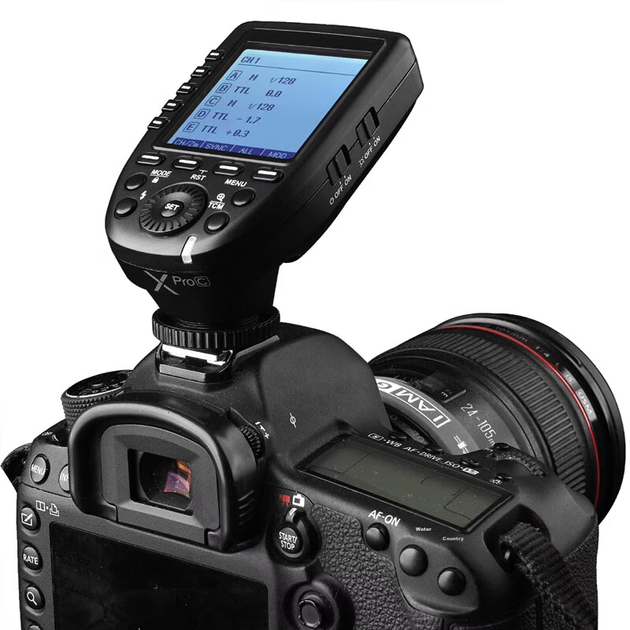 Беспроводной TTL-синхронизатор вспышки Godox Xpro-F Fuji Version, передатчик для камеры, синхронизатор, пульт дистанционного управления. - изображение 6