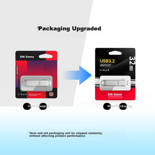 Флеш-накопитель DM Daimai 512 ГБ Type-C USB3.2 для Android-смартфонов, металлический корпус PD189, двухинтерфейсный, высокоскоростной, для телефонов и компьютеров. - изображение 6