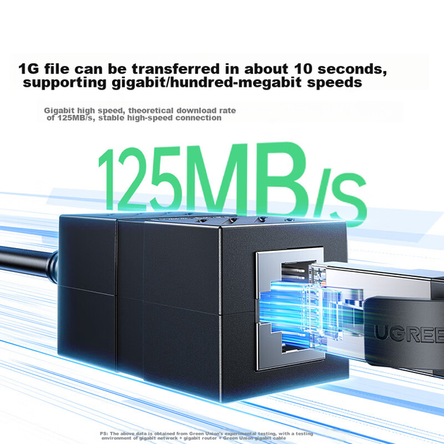 Соединитель витой пари Ugreen RJ-45 STP Cat 6 5 шт. Черный - изображение 4
