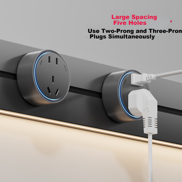 Світильник трековий CHIGO світлодіодний з датчиком та розетками USB та Type-C, 50 см, чорний - зображення 9