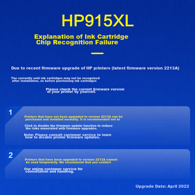 Картриджі струминні Caige 915XL для HP OfficeJet Pro 8010/8012/8018/8020/8022/8026/8028/8030 - зображення 8