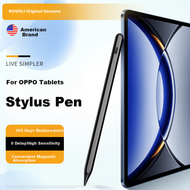 Стилус KOVOL [бренд США], сумісний з планшетом OPPO Pencil2, сенсорний стилус для Pad3pro/Pad3/Pad2/Pad2Pro/Air Capacitive Stylus - зображення 4