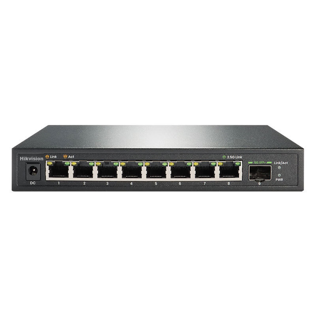 Коммутатор Xiliweishi SR-S25G1109F на 8 портов 2.5G с оптическим портом 10 Гбит/с, неуправляемый - изображение 8