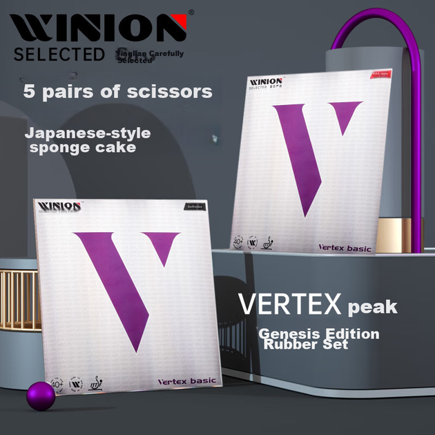 Накладка для ракетки WINION Genesis для настольного тенниса, черная, MAX - изображение 4