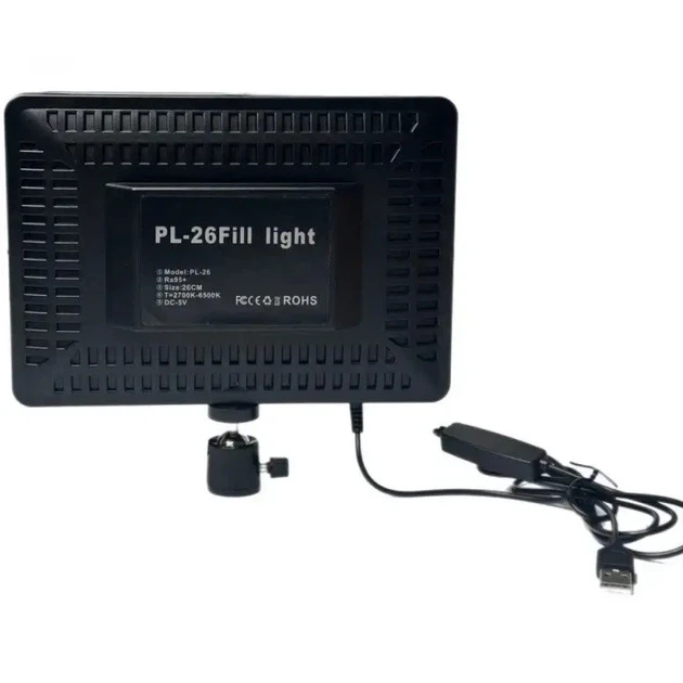 Студійна світлодіодна LED лампа RIAS PL-26 23х16см USB - Фото 2 Студійна світлодіодна LED лампа RIAS PL-26 23х16см USB - изображение 2