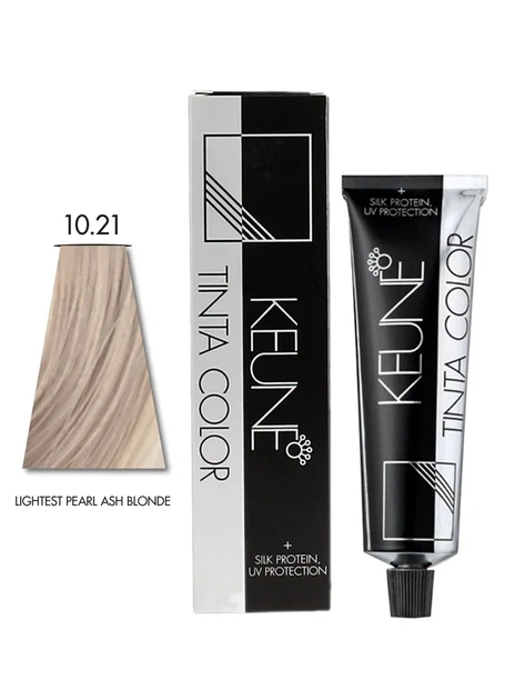Перманентная краска для волос Keune Tinta Color 10.21 Пепельный блонд 60 мл - Фото 1 Перманентная краска для волос Keune Tinta Color 10.21 Пепельный блонд 60 мл - изображение 1