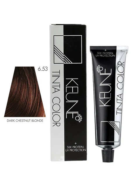 Перманентная краска для волос KEUNE TINTA COLOR 6.53 Темный махагон золотистый блондин 60 мл - Фото 1 Перманентная краска для волос KEUNE TINTA COLOR 6.53 Темный махагон золотистый блондин 60 мл - изображение 1