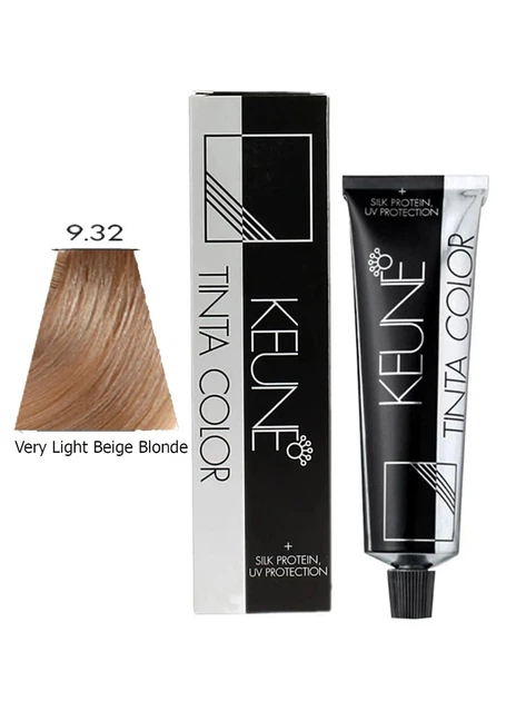 Перманентная краска для волос Keune Tinta Color 9.32 Очень светлый золотистый перловый блондин 60 мл - Фото 1 Перманентная краска для волос Keune Tinta Color 9.32 Очень светлый золотистый перловый блондин 60 мл - изображение 1