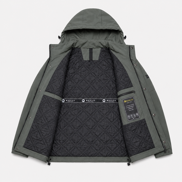 Куртка мужская M.a.d.i.s.s. демисезонная на подкладке,Оливковый, XXL - изображение 5